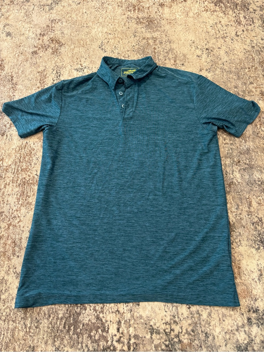 G.H. Bass & Co. Teal Heather Polo